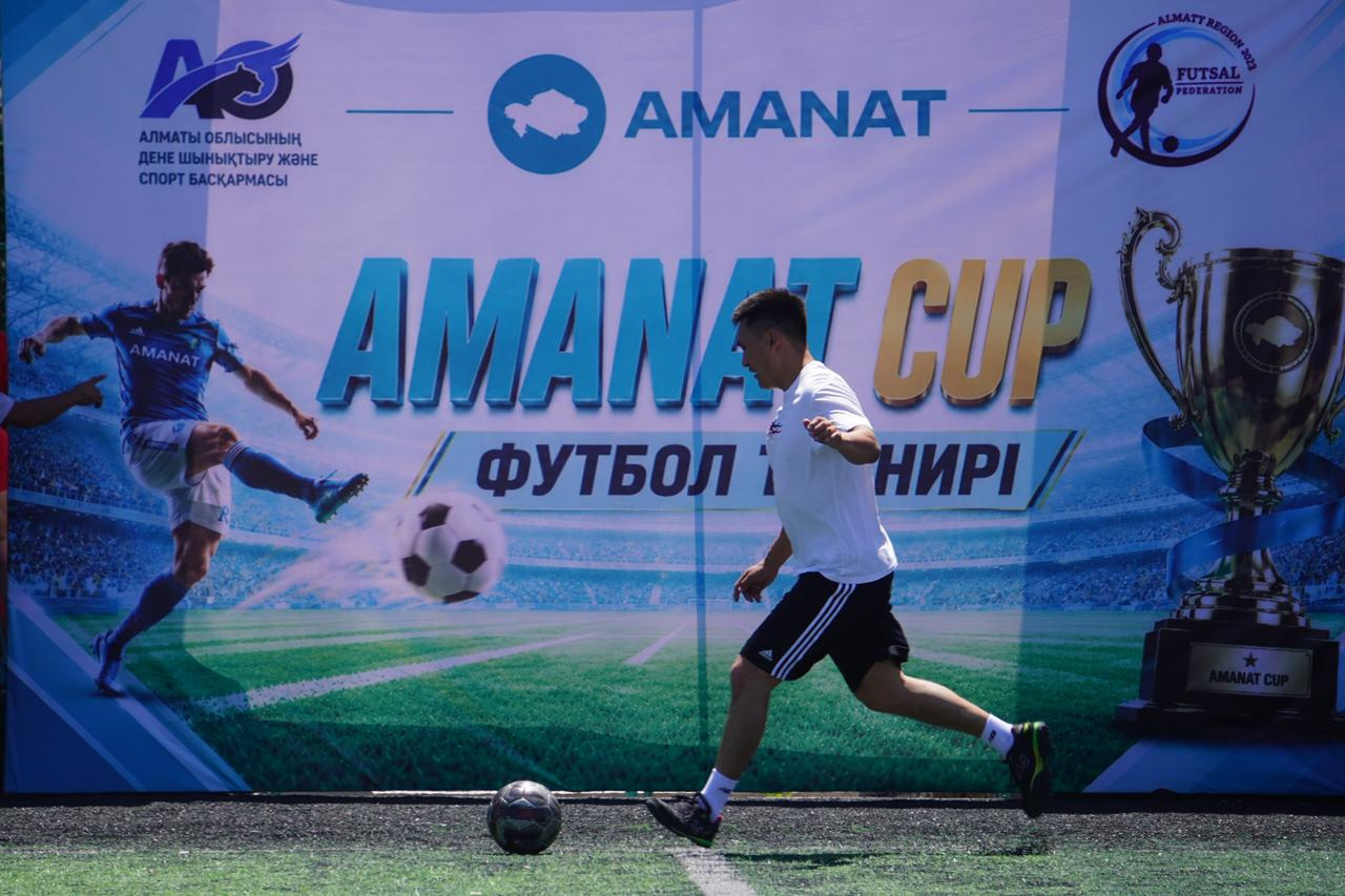 AMANAT CUP: Алматы облысында партия мүшелері шағын футболдан бақ сынады