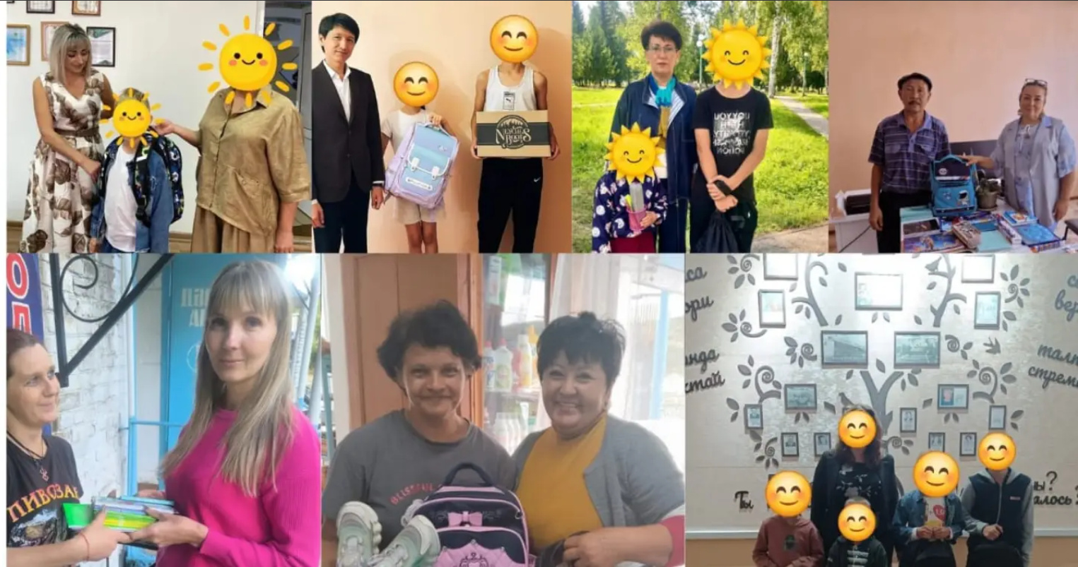 «Мектепке нық қадаммен!»: Алтай ауданында қайырымдылық акциясы өтті